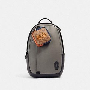 Coach Bags - Coach Signature Square Hybrid Pouch In Colorblock Coach Bags - Coach Signature Square Hybrid Pouch In Colorblock